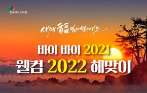 바이바이 2021 웰컴 2022 해맞이